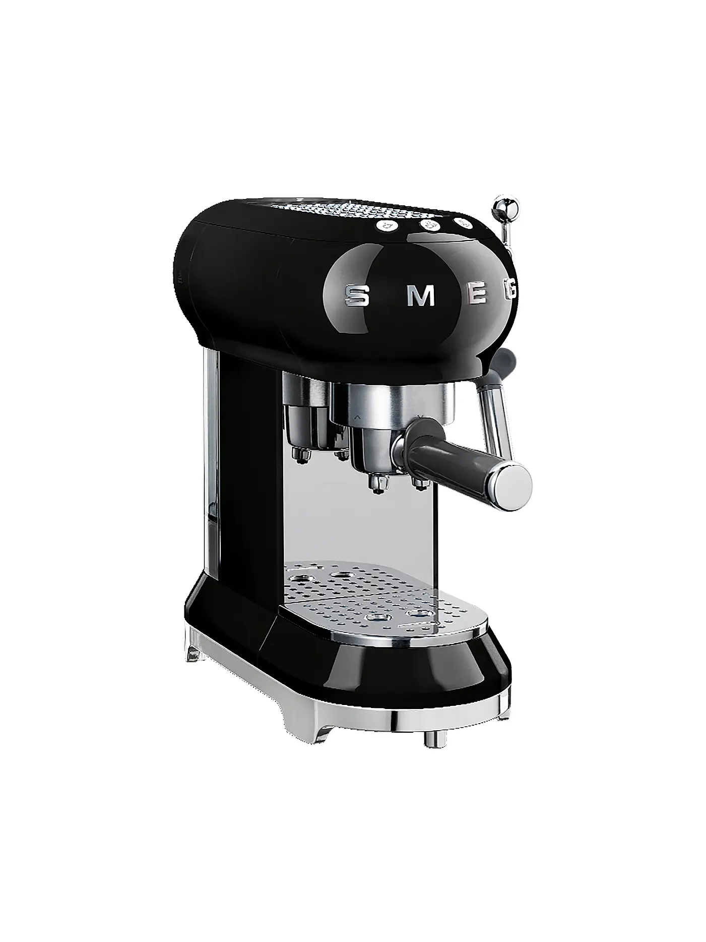 SMEG | Espresso-Kaffeemaschine 50s Retro Style Pastellgrün ECF01PGEU | schwarz